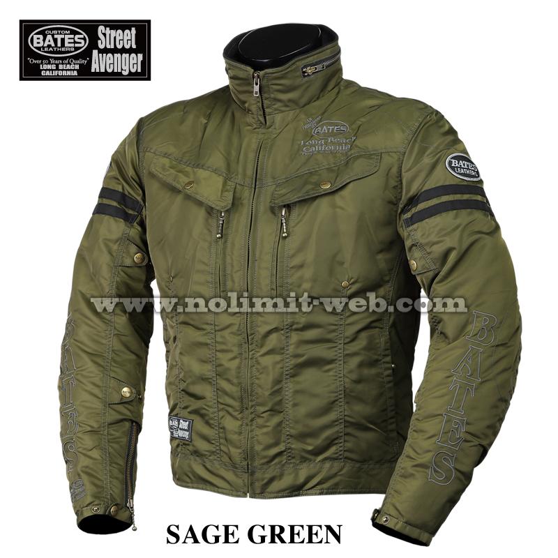 SALE ベイツ SA-N2353 ナイロンジャケット メンズ 中綿入り　肩肘脊髄パッド装備　2023-24秋冬 | BATES | 08