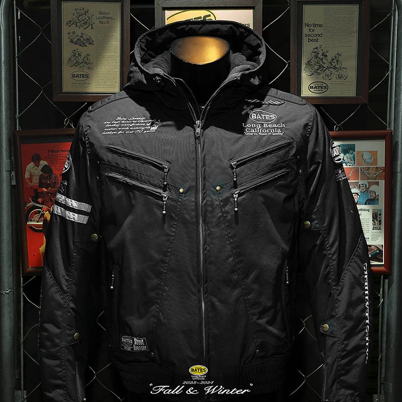 SALE ベイツ SA-N2354 ナイロンパーカ メンズ 中綿入り　肩肘脊髄パッド装備　秋冬 | BATES | 01