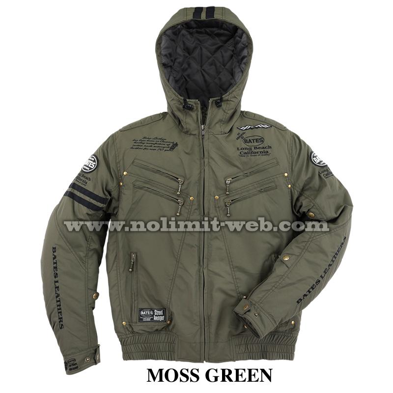 SALE ベイツ SA-N2354 ナイロンパーカ メンズ 中綿入り　肩肘脊髄パッド装備　秋冬 | BATES | 05