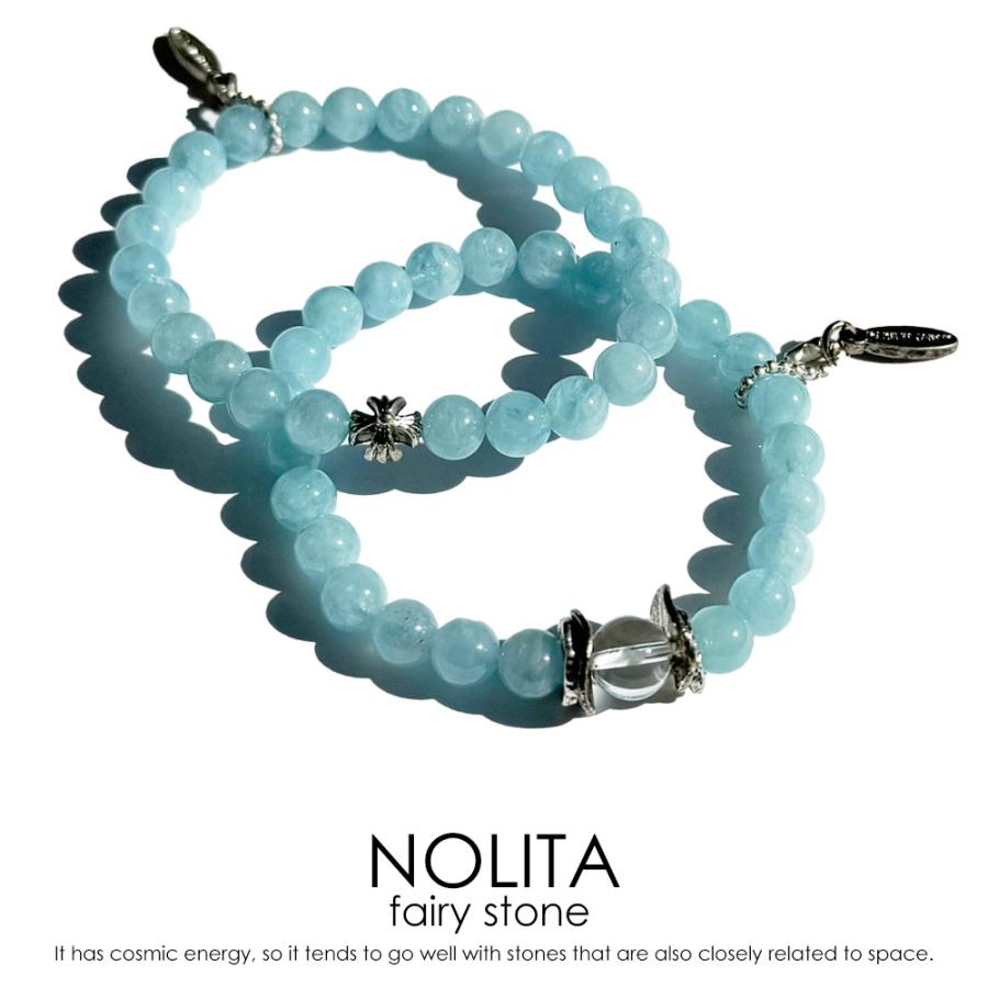 NOLITA LABORATORY アクアマリン 天然石 ブレスレット パワーストーン 