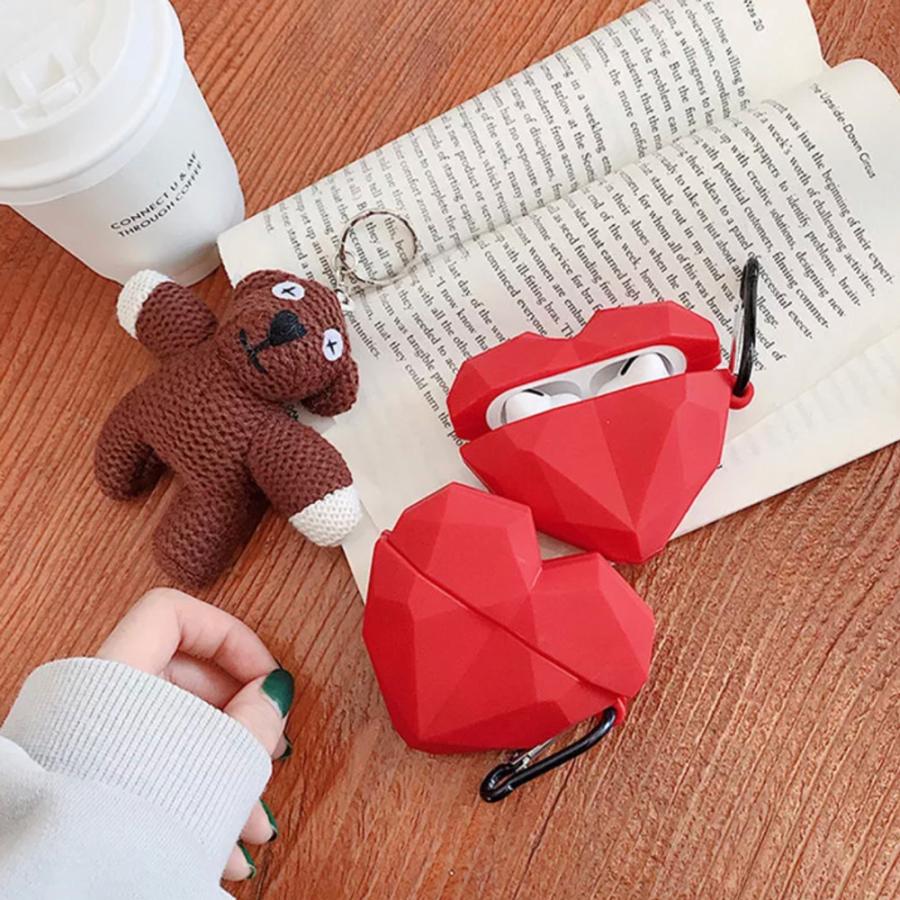 Apple AirPods(第3世代) （おまけの赤いケース付き） ELECOM AirPods 第3世代 用 ZEROSHOCKケース airpods3