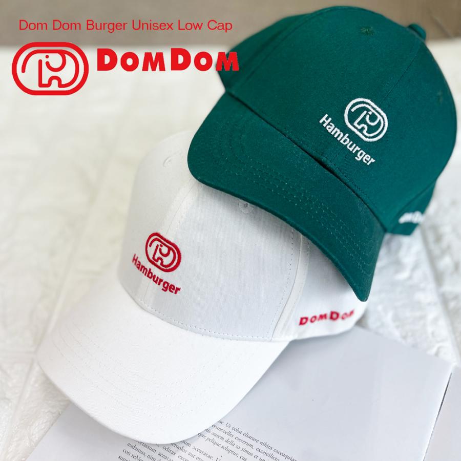 DOMDOM（ドムドム） 帽子 キャップ ドムドムハンバーガー ローキャップ