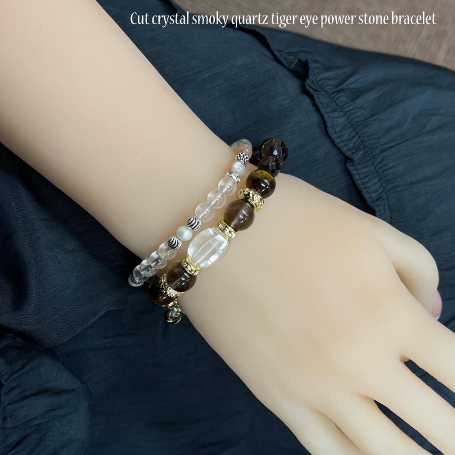 NOLITA LABORATORY 大粒水晶 タイガーアイ スモーキークォーツ