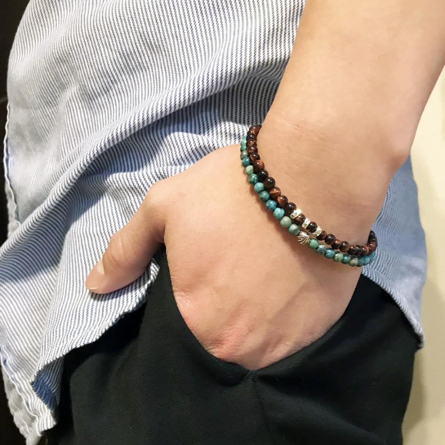 バーンストーマーズ　ブレスレット パワーストーン ブレスレット w/ スカル (シルバー925