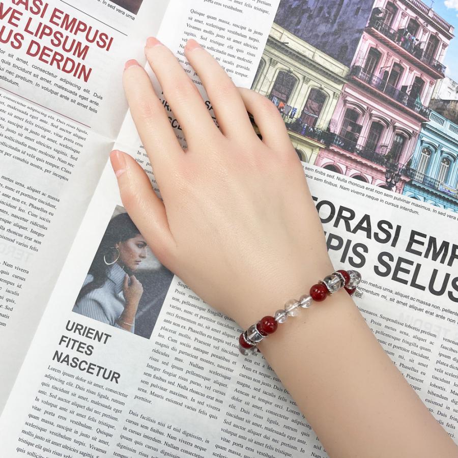 NOLITA LABORATORY 赤メノウ シルバーオーラ 天然石ブレスレット チャーム付き ブレスレット パワーストーンブレスレット k037  NOLITA : NOLITA - 通販 - Yahoo!ショッピング