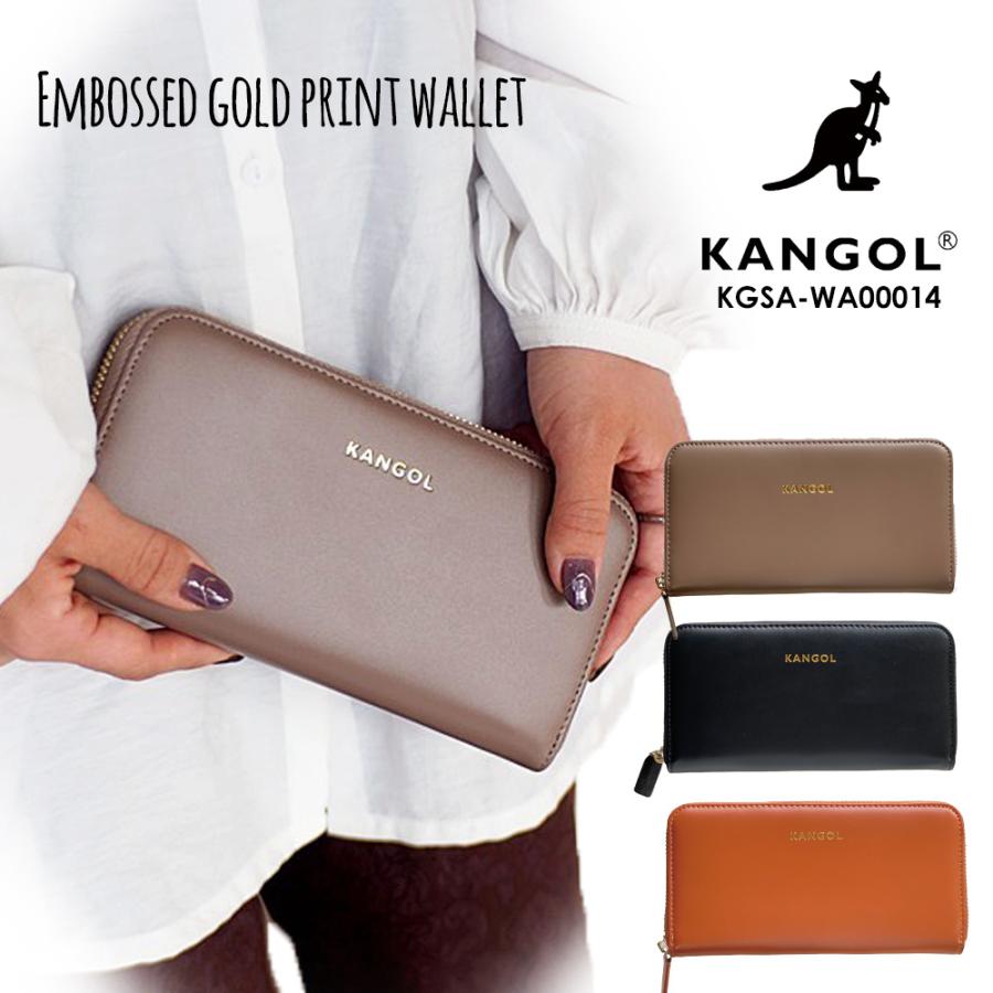 KANGOL カンゴール 財布 長財布 ロングウォレット レザー KANGOL カンゴール 財布 長財布 ロングウォレット レザー