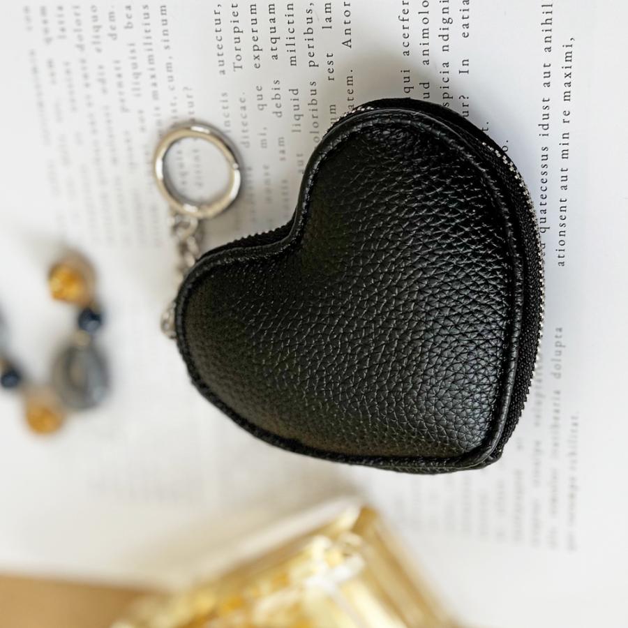 NOLITA LABORATORY レザータイプ ハート型 バッグチャーム キーリング