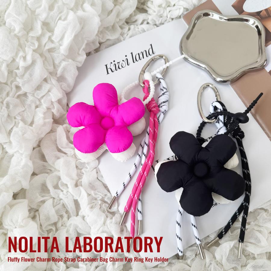 NOLITA LABORATORY ふわふわ フラワー お花のチャーム ロープ