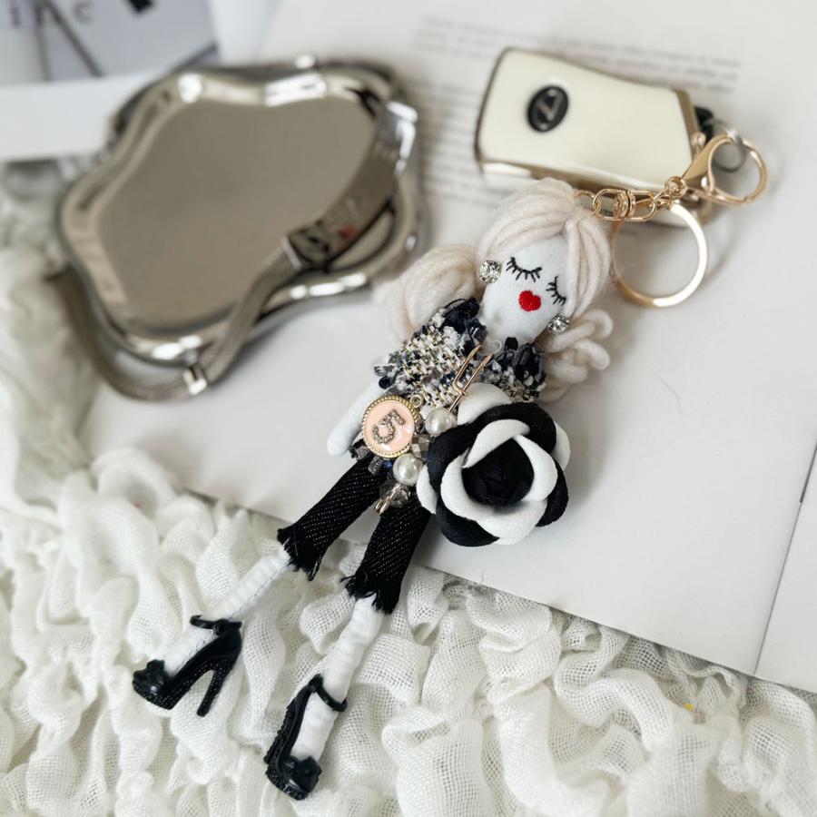 NOLITA LABORATORY ドール チャーム モダンガール キーホルダー