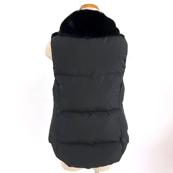 DIANTE ダウンベストジャケット ブルーフォンセ アウター ベスト ジャケット ダウン 暖かい ファー