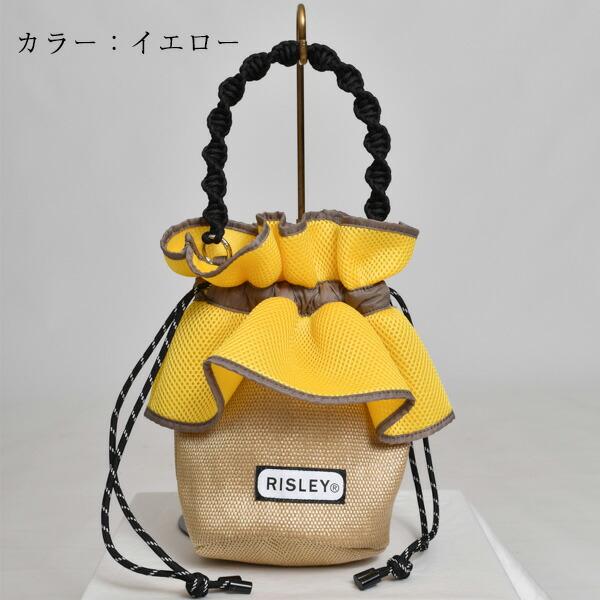新品OUTDOOR RISLEY かごバッグ リズレー アウトドア バッグ フリル カゴバッグ カジュアル