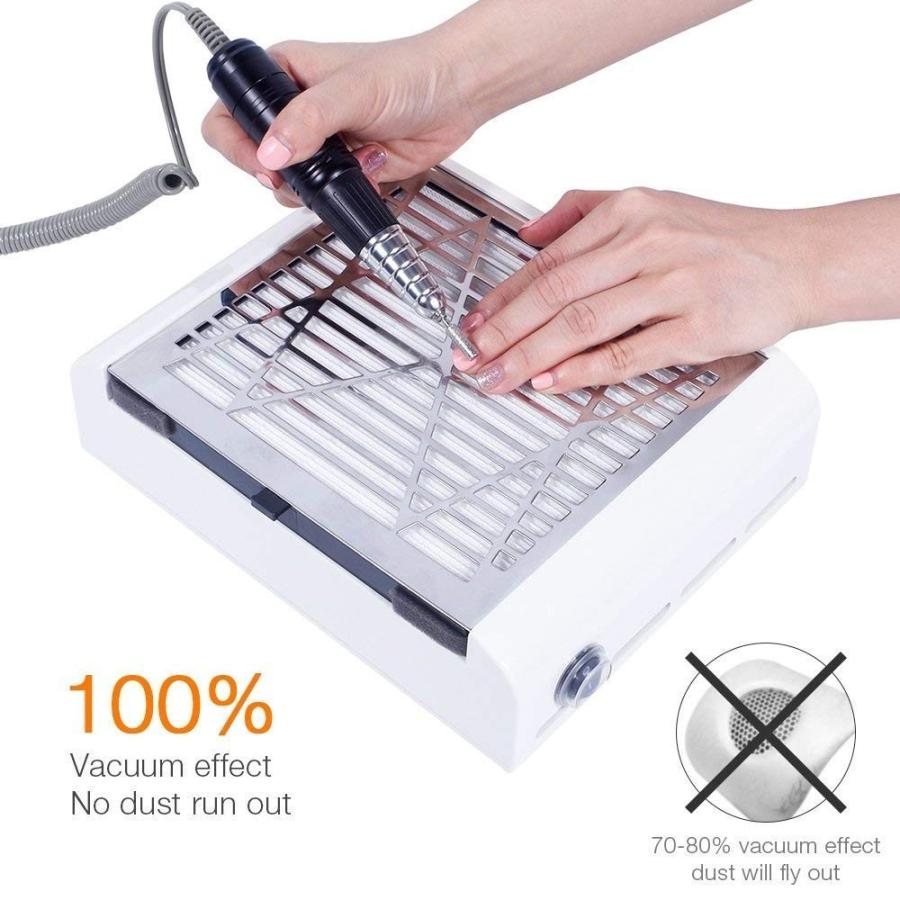 Eleoption 40wネイルダスコレクター ネイルファン ネイルダス集塵機 ネイルケア用 ネイルドライヤー プレゼント ギフト Www Legheleggere Com