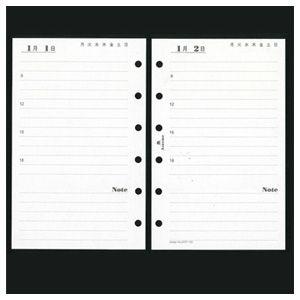 リフィル デイリー アシュフォード リフィル ミニ6 6穴 曜日無しデイリーダイアリー 5個セット No 0037 100 1440no Nomado1230ヤフー店 通販 Yahoo ショッピング