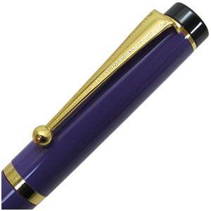 高級 ボールペン 名入れ 大西製作所 セルロイド BP350 カラー 平天冠 ミニボールペン パープル ONBP350MIPPU｜nomado1230｜03