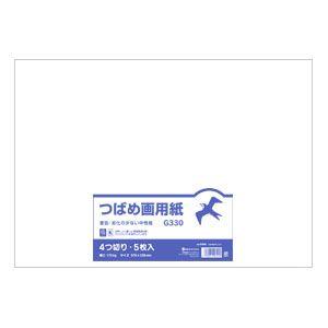 画用紙 オキナ つばめ画用紙 B判4切 特白画白170キログラム 5枚入 100個セット G330