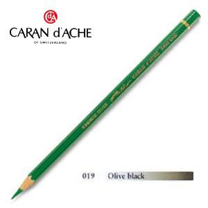 色鉛筆 油性 カランダッシュ アーティストライン パブロ 油性色鉛筆 単色 オリーブブラック 3個セット 0666-019｜nomado1230