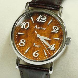 腕時計 革 久慈琥珀 アンバーダイヤルウォッチ 男性用 時計 ADW6｜nomado1230｜02