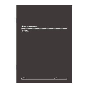 ノート キョクトウ・アソシエイツ ワイヤーステッチ 6号判 6ミリ罫 スリムノート ブラック 5セット X01K｜nomado1230