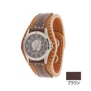 腕時計 革 ケイシーズ（KCs） アローヘッド ブラウン ウォッチブレス KIR521E｜nomado1230
