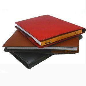 メモカバー 革 スリップオン Rio\u0026DNLシリーズ ワイン RHODIA メモカバー No.14サイズ対応 IOL-6802WNの画像