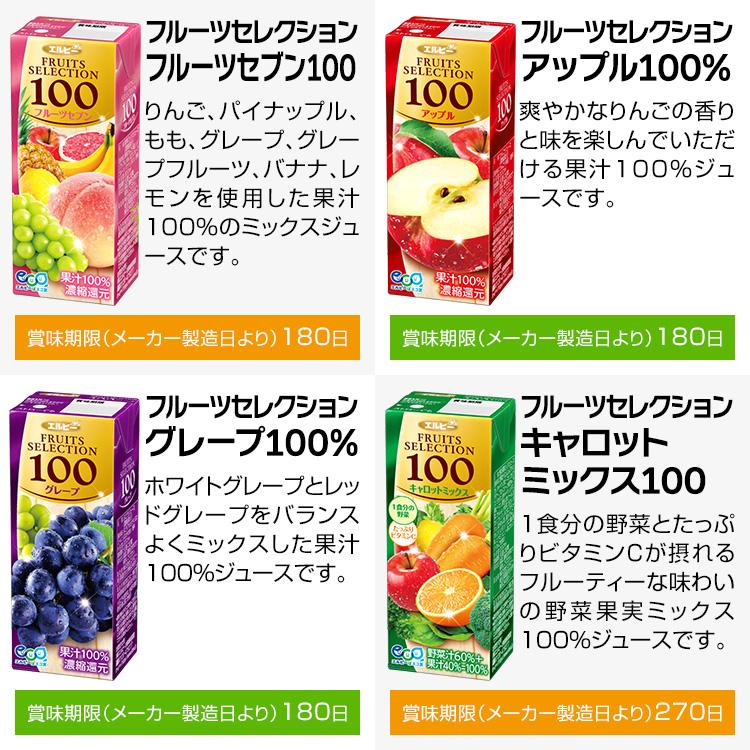 野菜ジュース 野菜生活 カゴメ エルビー果汁100％ジュース 26種類から4