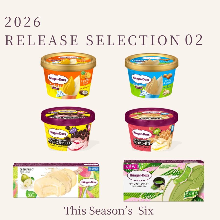ハーゲンダッツ 2026 RELEASE SELECTION 02 新作6個セット