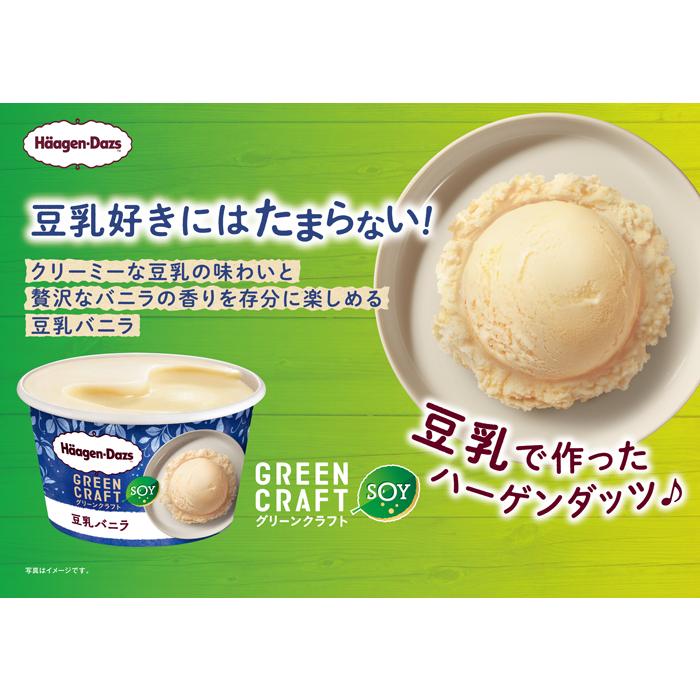 ハーゲンダッツ ミニカップ Green Craft グリーンクラフト 豆乳バニラ 12個｜nomimon｜05