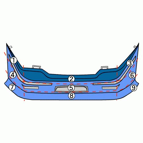 ラパン UA-HE21S Fバンパー フロントバンパー ZJ9 71711-75H00-799