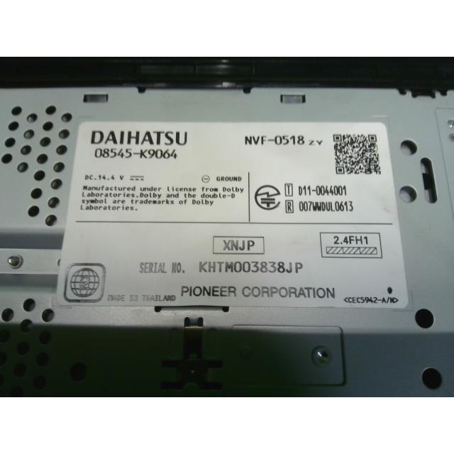 ダイハツ NMZP-W61 カーナビ 32GBメモリカード付き ダイハツ NMZP-W61 カーナビ 32GBメモリカード付き