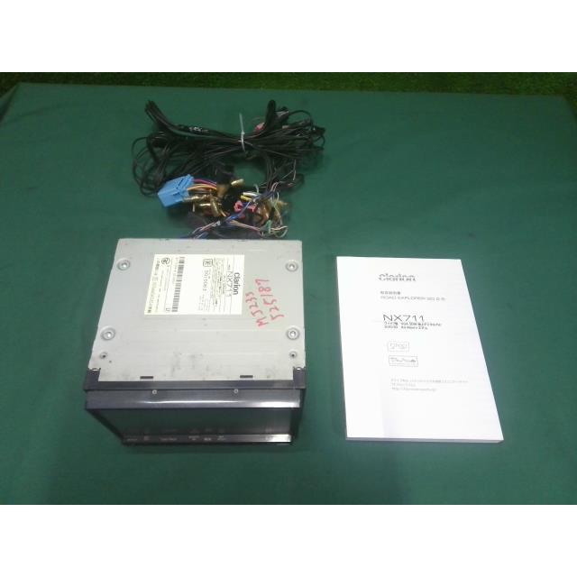使用頻度少 Clarion NX711 メモリーナビ フルセグ DVD SD クラリオン メモリーナビ NX711 2DIN フルセグ 【AZワゴン MJ23Sより