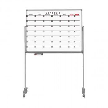 馬印 AXシリーズ 片面脚付 月間スケジュール表ボード W1210×H920 AX34TSN　送料無料　　代引き不可　送料無料 メーカー直送 期日指定・ギフト包装・注文後のキ
