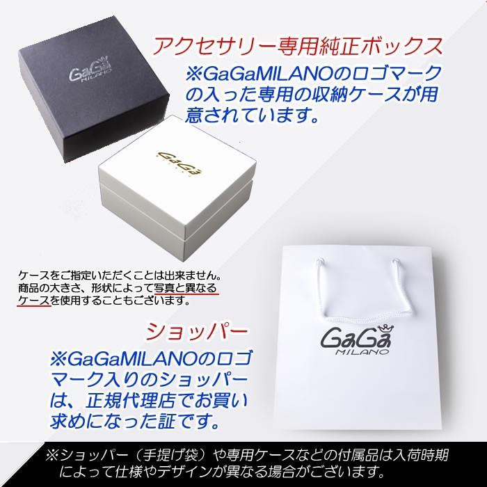 GaGa MILANO（ガガミラノ） 18金 クラウンクロスネックレス（L）メンズ