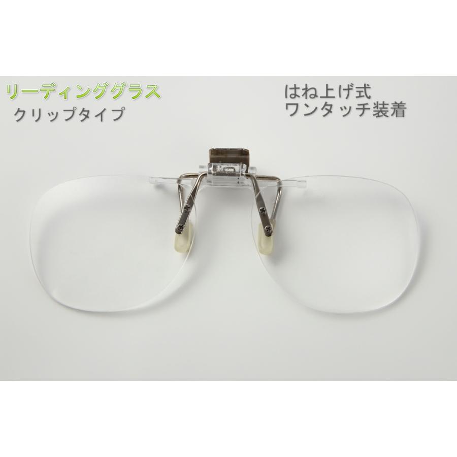567円 当店限定販売 クリップ式 老眼鏡 はね上げ式