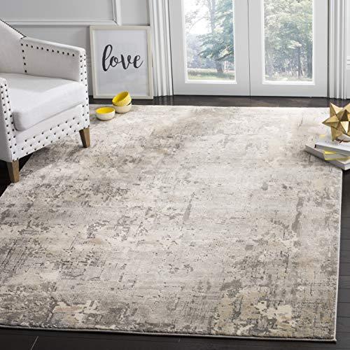 Safavieh Meadow Collection 3'3"x 5'Grey MDW 178 F Modern Abstract Area