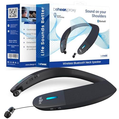 BeHear Proxy Neckband Bluetoothスピーカーウェアラブル、ポータブル、軽量、ハンズフリー&ワイヤレスネック