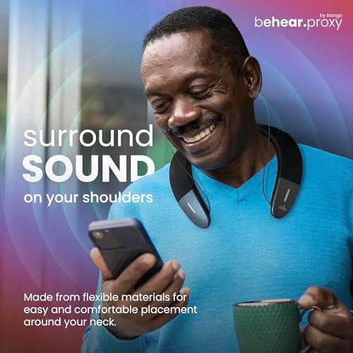 BeHear Proxy Neckband Bluetoothスピーカーウェアラブル、ポータブル、軽量、ハンズフリー&ワイヤレスネック