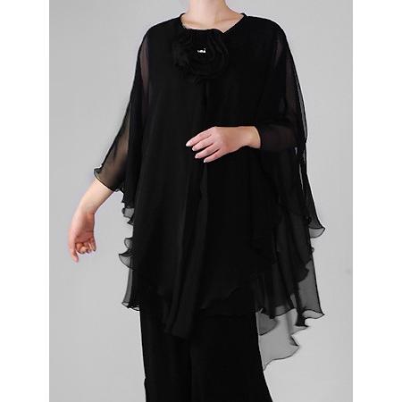 演奏会用ボレロ 白 黒 ジョーゼットのボレロ コーラス 舞台 ステージ 