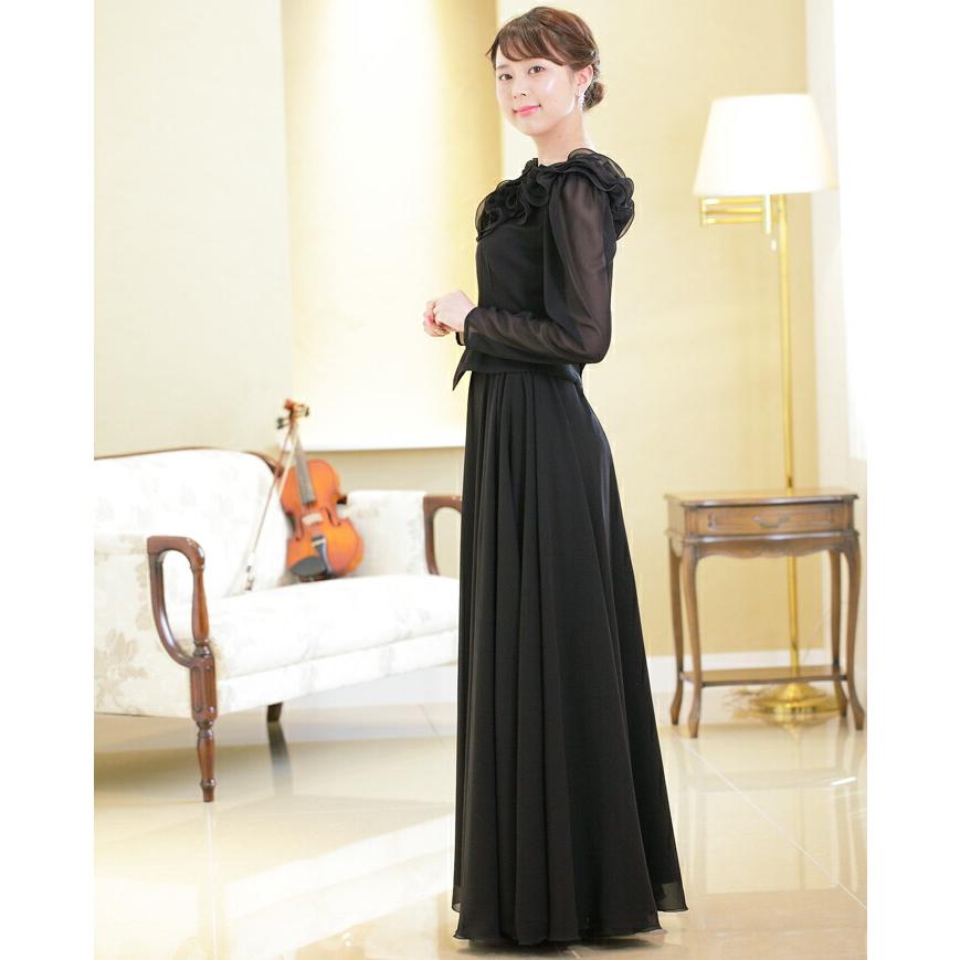 演奏会 ブラウス 黒 白 コーラス 衣装 演奏会 ジョーゼット 演奏会ブラウス フリル 10分袖 合唱 フォーマル ステージ衣装 発表会 舞台衣装 (bl602) |  | 17