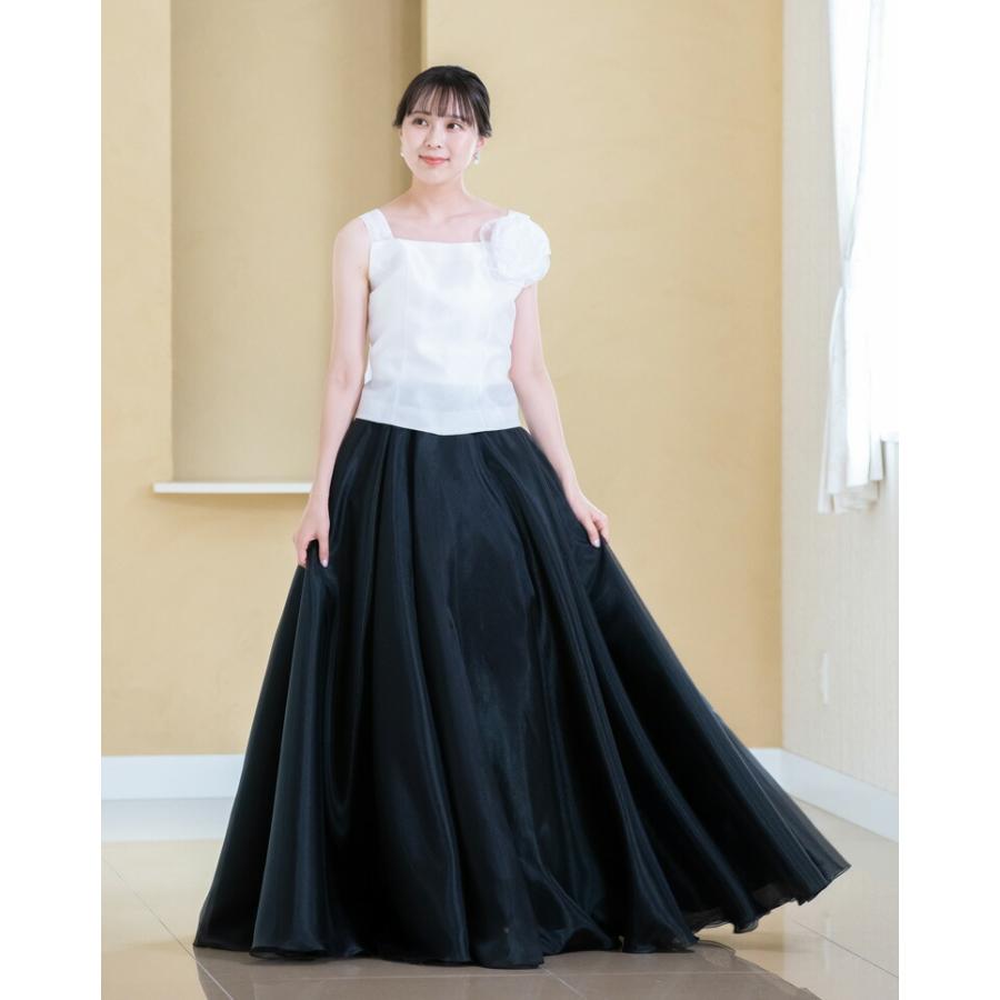 演奏会 ブラウス 白 黒 ブルー 演奏会ブラウス オーガンジー 黒ブラウス 白ブラウス バック リボン ステージ衣装 コーラス 衣装 発表会 (bl690) |  | 15