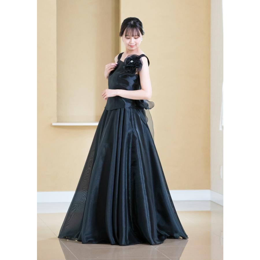 演奏会 ブラウス 白 黒 ブルー 演奏会ブラウス オーガンジー 黒ブラウス 白ブラウス バック リボン ステージ衣装 コーラス 衣装 発表会 (bl690) |  | 16