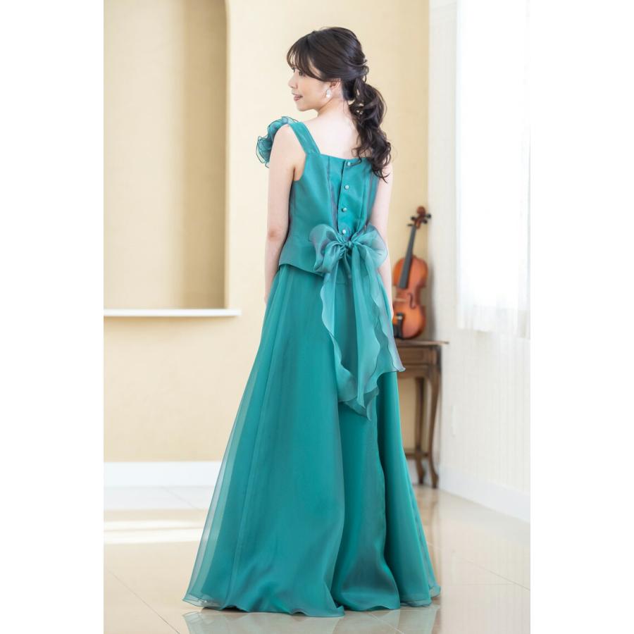 演奏会 ブラウス 白 黒 ブルー 演奏会ブラウス オーガンジー 黒ブラウス 白ブラウス バック リボン ステージ衣装 コーラス 衣装 発表会 (bl690) |  | 19