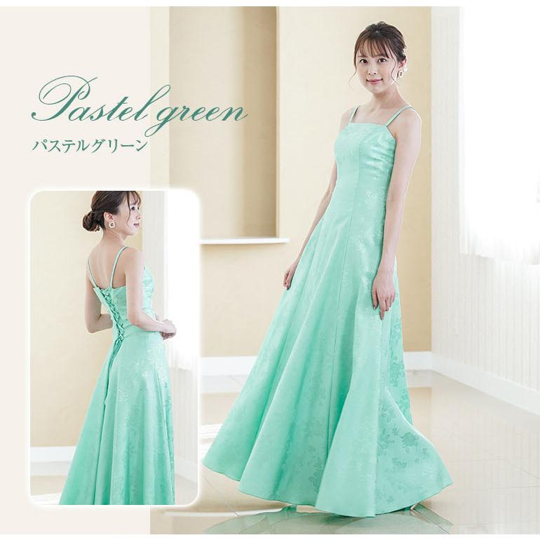 演奏会用ドレス 演奏会 ドレス カラードレス バラ柄シャンタン