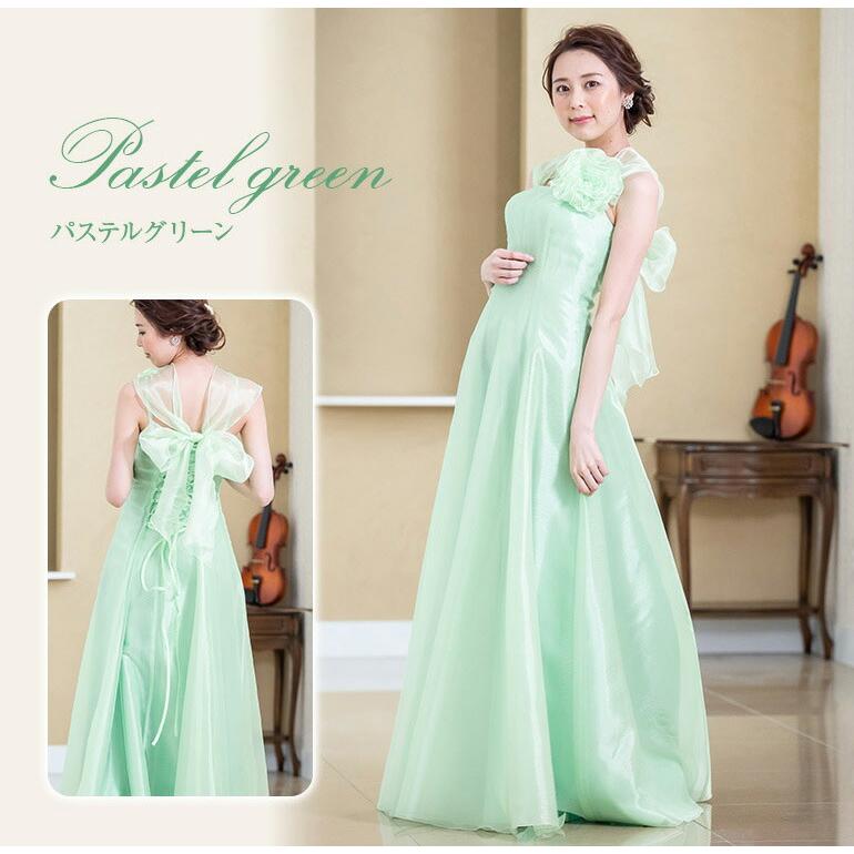 演奏会 ロングドレス ドレス コルセット型 ホルターネック カラオケ