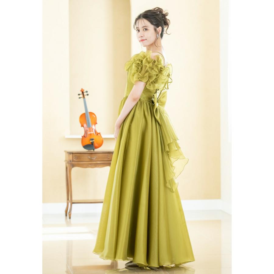 赤系パターン フリル袖 ロングドレス 楽天市場】カラードレス ファスナー パーティードレス マタニティ