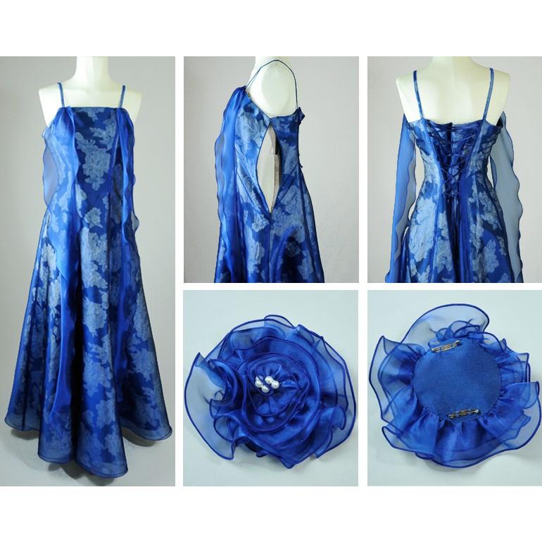 偉大な 演奏会用ロングドレス 青 緑 赤 ホルターネック フラワープリント ドレス コーラス 舞台 ステージ 衣装 大きいサイズ 魅了 Www Thedailyspud Com