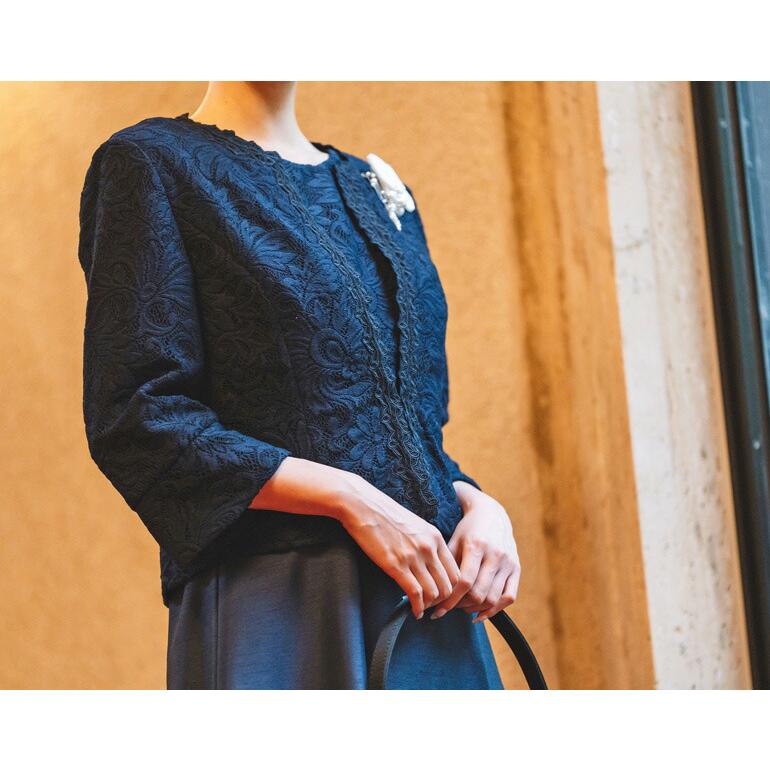 マザーズドレス 結婚式 フォーマルドレス 50代 母親 シャンタン マザードレス 体型カバー 花嫁の母 ドレス パーティー 30代 40代 60代 (op3693-807)の画像