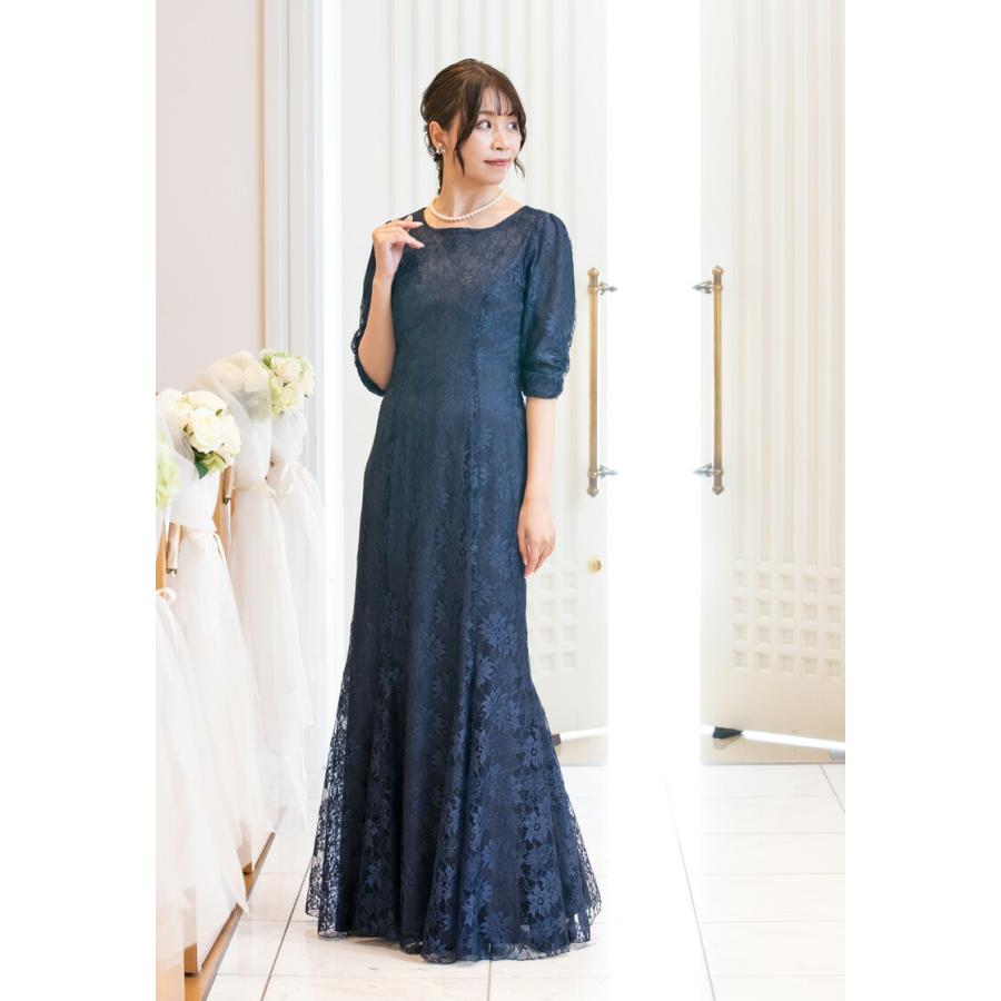 メル79043 ネイビーブルーレースマーメイドドレス メル79043 ネイビーブルーレースマーメイドドレス メル79043 ネイビー