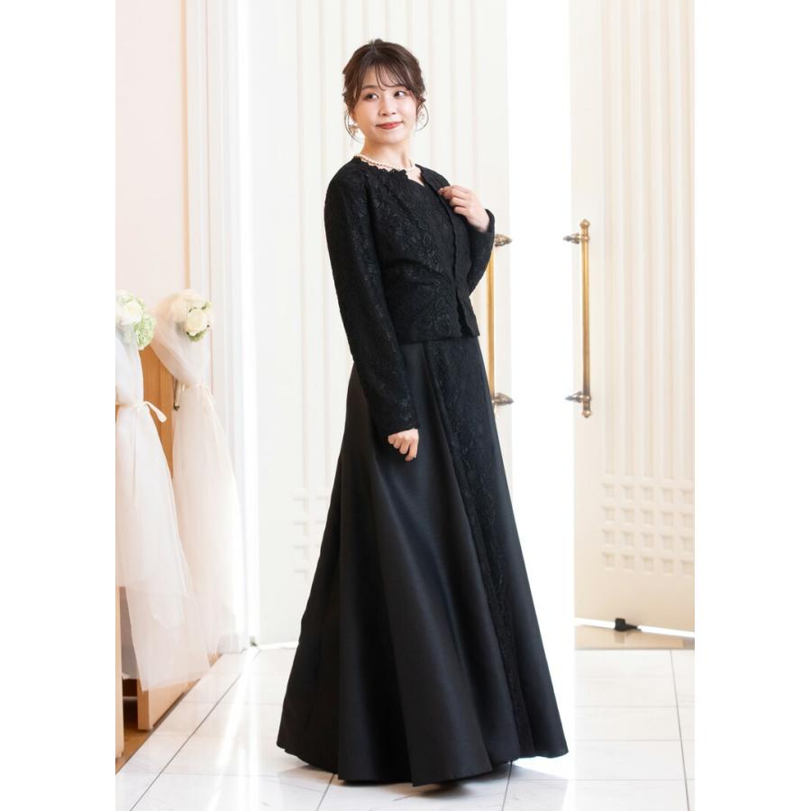 結婚式　ロングドレスとジャケットのセット 楽天市場】マザーズドレス 結婚式 親族 母親 セットアップ