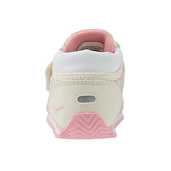 3日内発送 短納期ミキハウス【MIKIHOUSE】＆ミズノ コラボレーション 小花柄セカンドベビーシューズ（ミキハウス 靴） かがまずに履ける