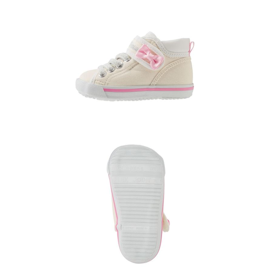 【関税込み】ミキハウス MIKIHOUSE　ミニリボン付きセカンドベビーシューズ【日本製】【送料無料】【ベビー】【キッズ】 靴下のような履き心地